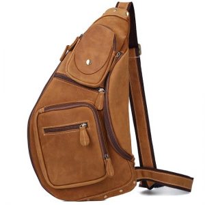Leather Shoulder Sling Bag