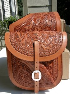 Western Leather Saddle Bags