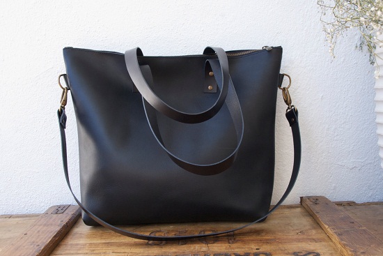 Black Leather Tote Bag – All Fashion Bags