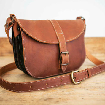 Brown Leather Bag - All Fashion Bags