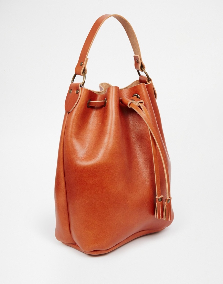 Tan Bucket Bag - All Fashion Bags