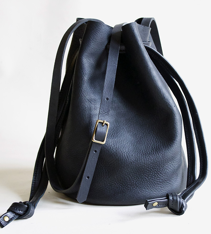 Leather Bucket Bag - All Fashion Bags