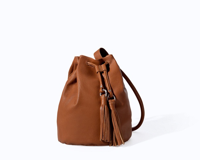 Leather Bucket Bag - All Fashion Bags