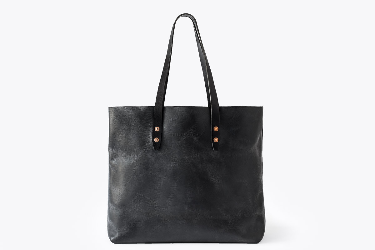 Black Leather Tote Bag – All Fashion Bags