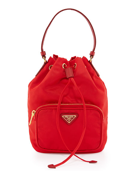 Red Bucket Bag - All Fashion Bags