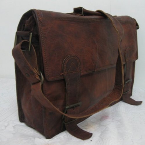 Vintage Leather Messenger Bag - All Fashion Bags