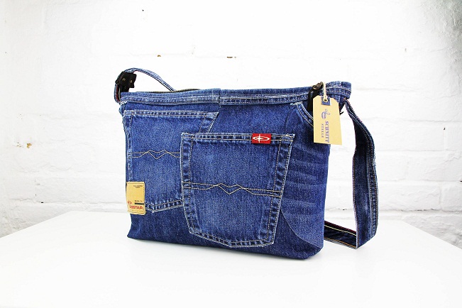 Denim Messenger Bag - All Fashion Bags