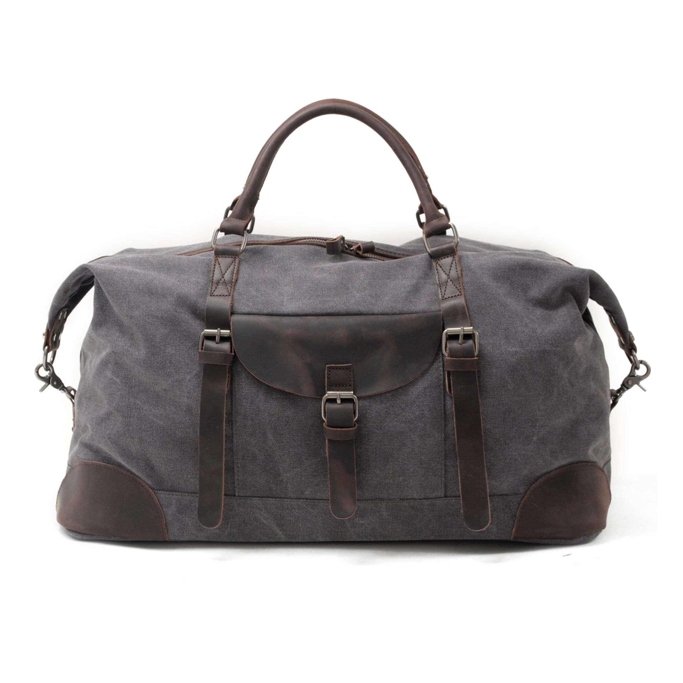 Grey Duffle Bag - All Fashion Bags